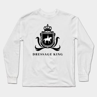 Dressage King Black Long Sleeve T-Shirt